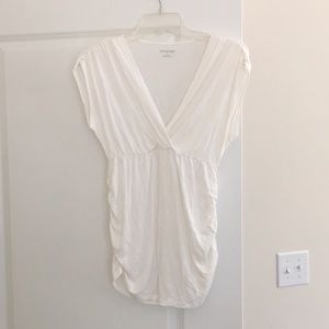 White motherhood maternity top